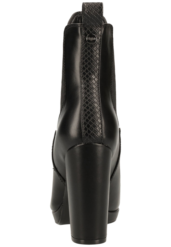 Buffalo Stiefelette Lederimitat Schwarz