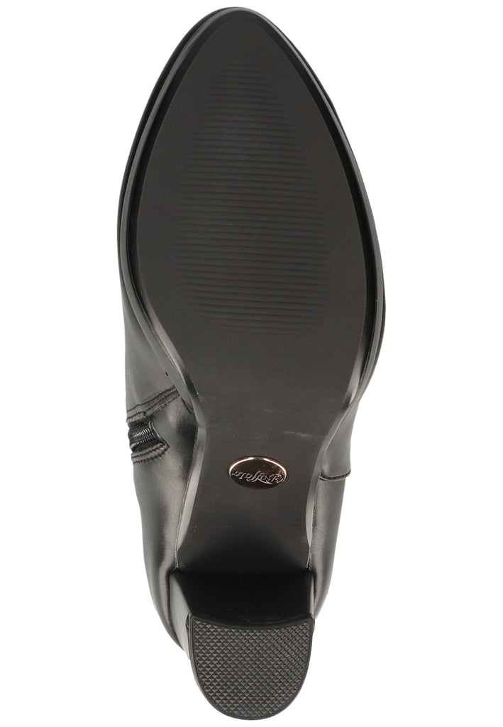 Buffalo Stiefelette Lederimitat Schwarz