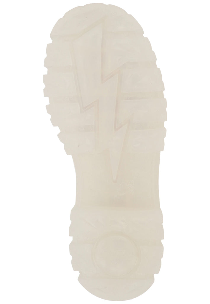 Buffalo Stiefelette Lederimitat Weiß