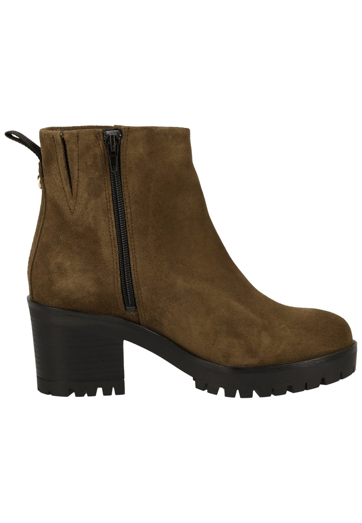 Buffalo Stiefelette Nubukleder Khaki