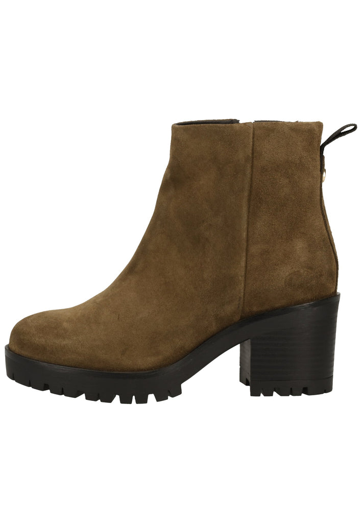 Buffalo Stiefelette Nubukleder Khaki