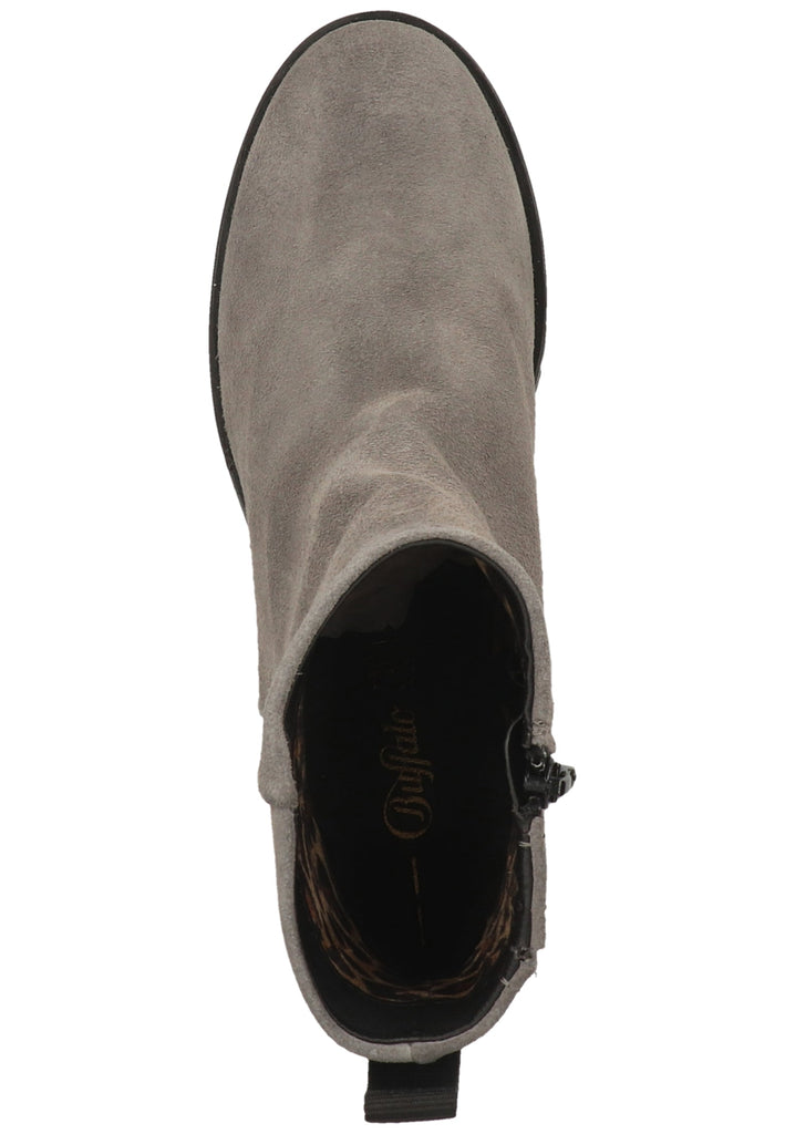 Buffalo Stiefelette Nubukleder Taupe