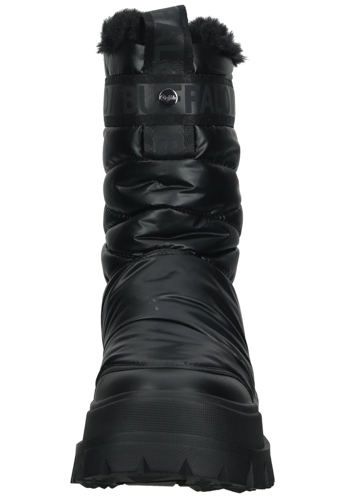 Buffalo Stiefelette Nylon Schwarz Warmfutter