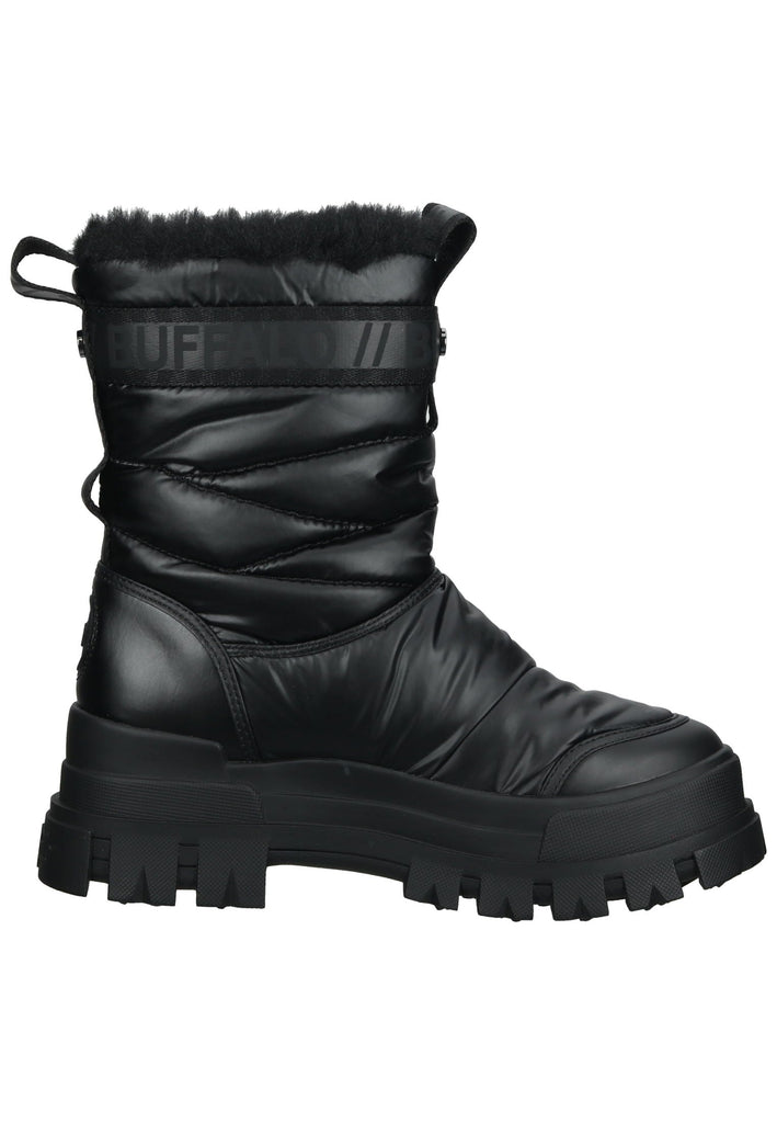Buffalo Stiefelette Nylon Schwarz Warmfutter