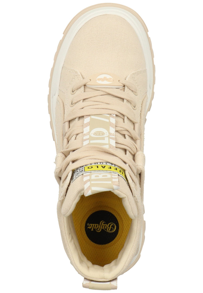 Buffalo Stiefelette Textil Beige