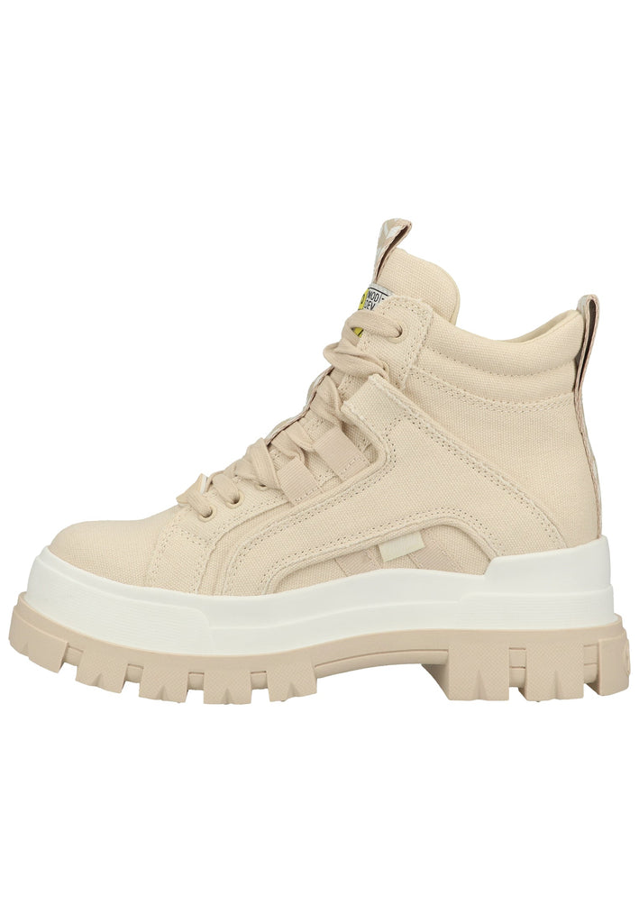 Buffalo Stiefelette Textil Beige