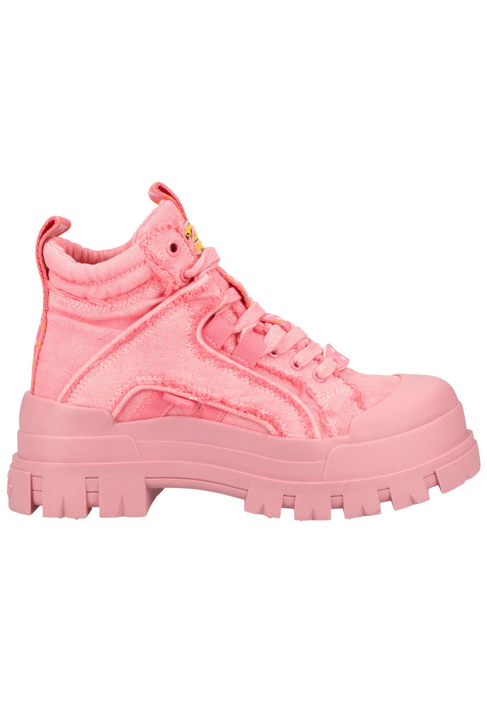 Buffalo Stiefelette Textil Pink