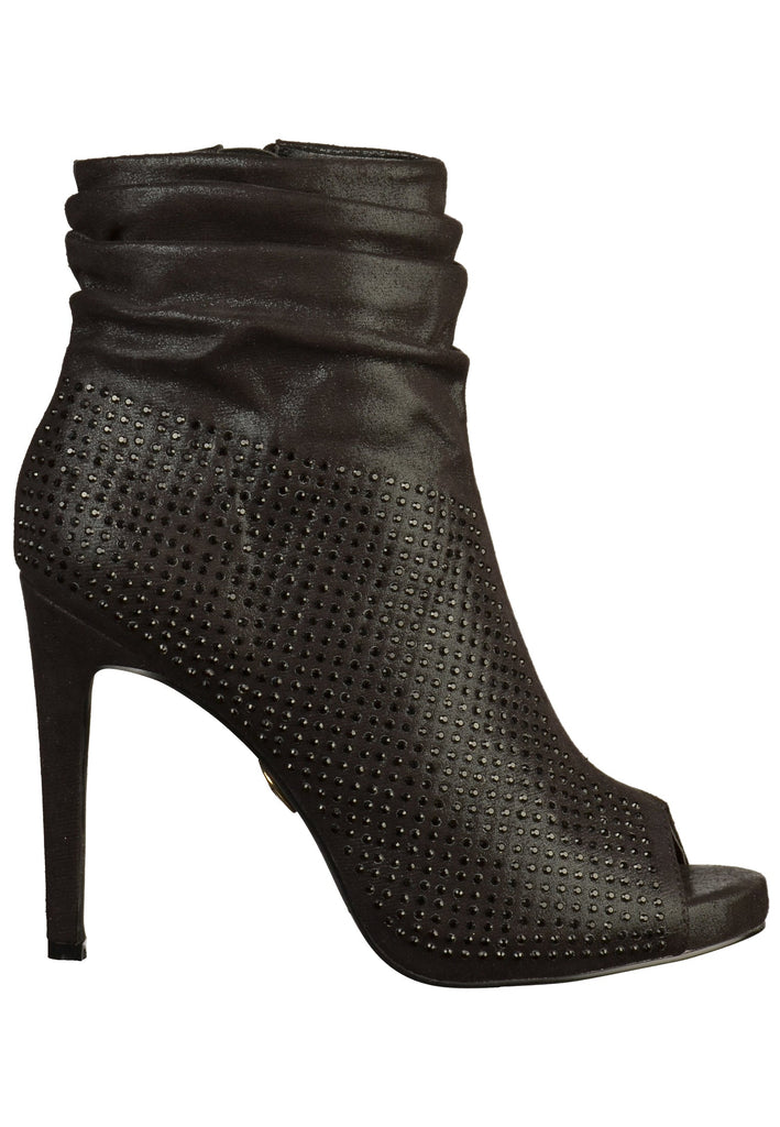 Buffalo Stiefelette Textil Schwarz