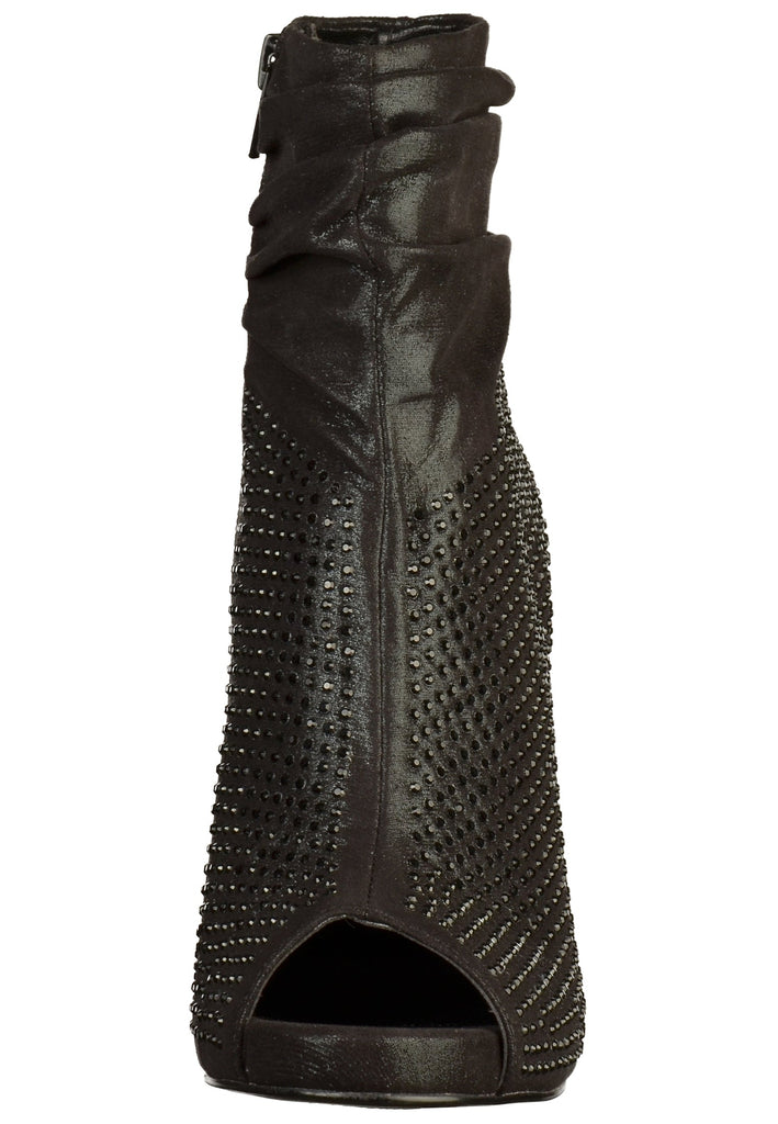 Buffalo Stiefelette Textil Schwarz