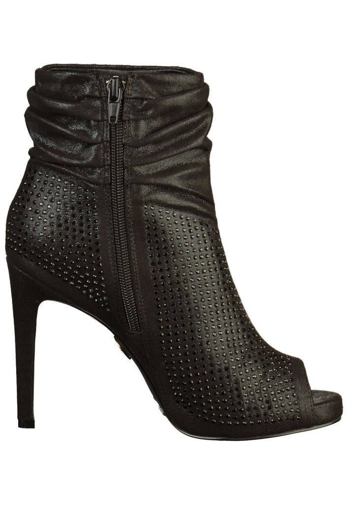 Buffalo Stiefelette Textil Schwarz