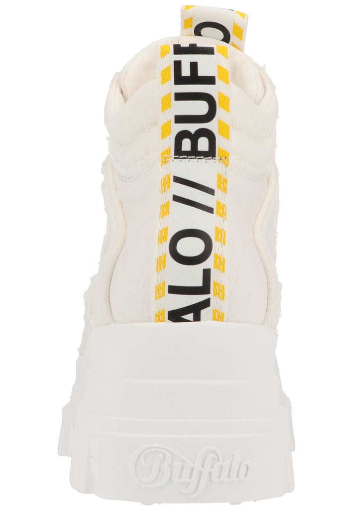Buffalo Stiefelette Textil Weiß