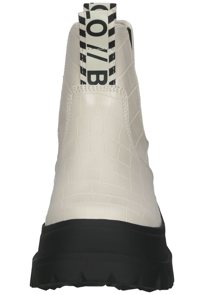 Stiefeletten Buffalo Stiefelette Lederimitat Cream