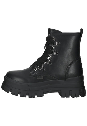 Stiefeletten Buffalo Stiefelette Lederimitat Schwarz