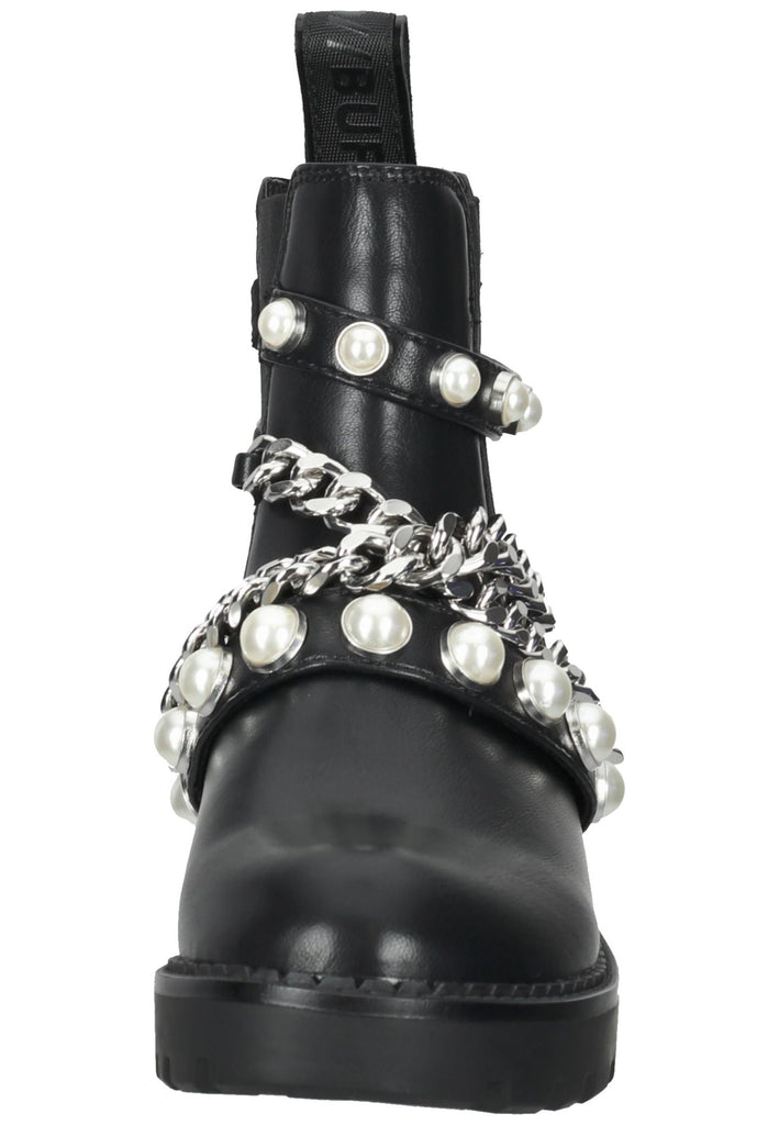 Stiefeletten Buffalo Stiefelette Lederimitat/Textil Schwarz