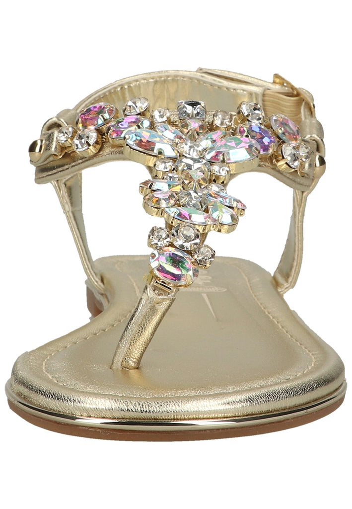 Buffalo Zehensteg Lederimitat Gold