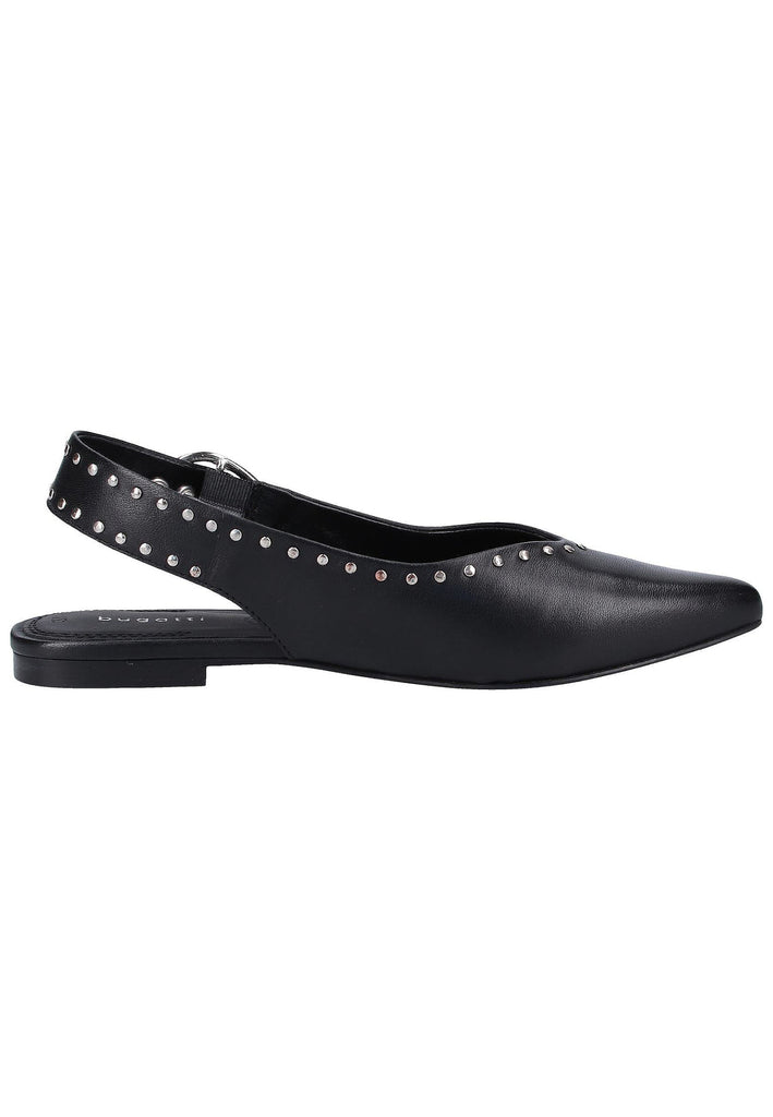 Bugatti Ballerinas Glattleder Schwarz