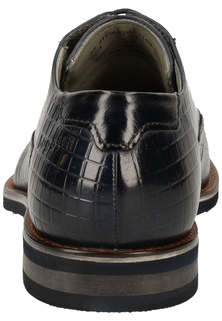 Bugatti Businessschuhe Glattleder Blau