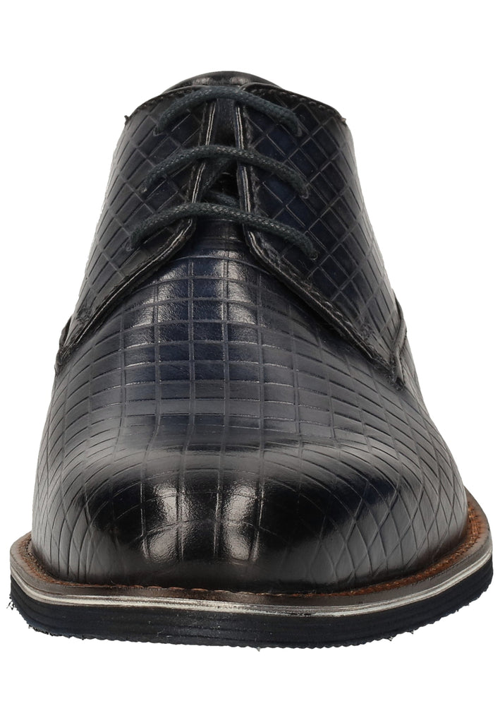 Bugatti Businessschuhe Glattleder Blau