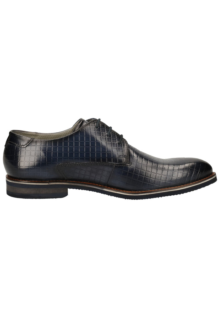 Bugatti Businessschuhe Glattleder Blau