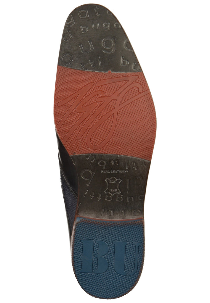 Bugatti Businessschuhe Glattleder Braun/Blau