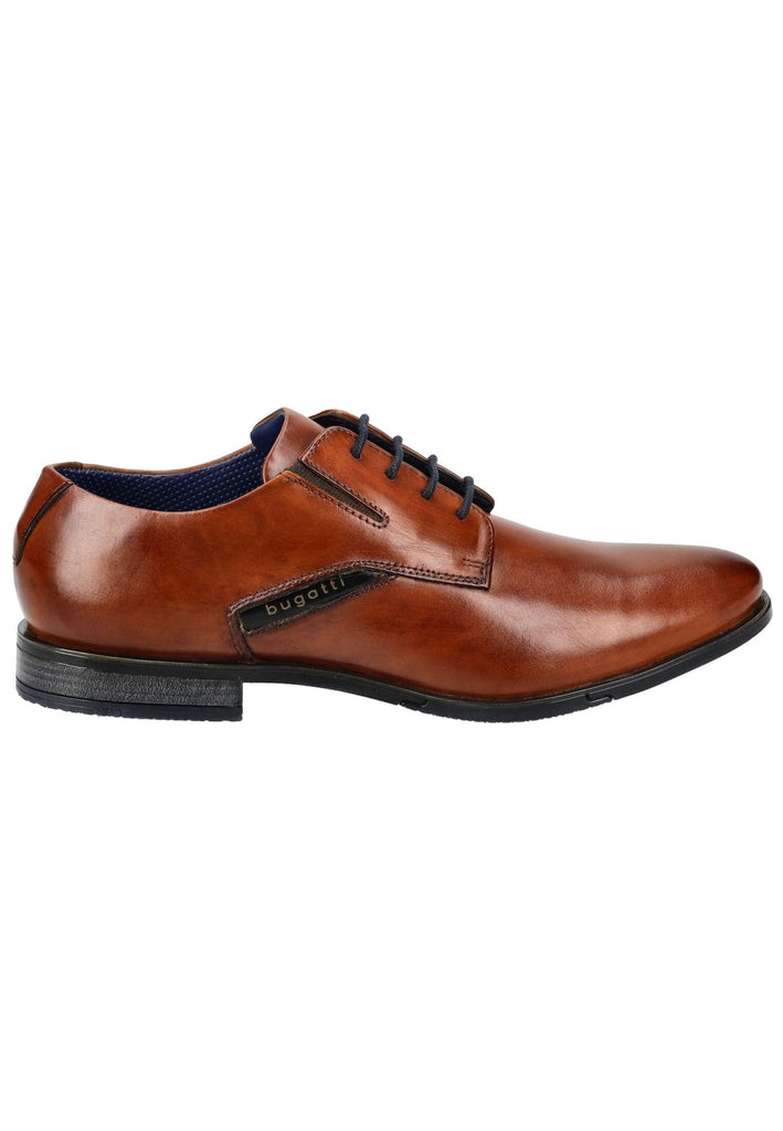 Bugatti Businessschuhe Glattleder Cognac