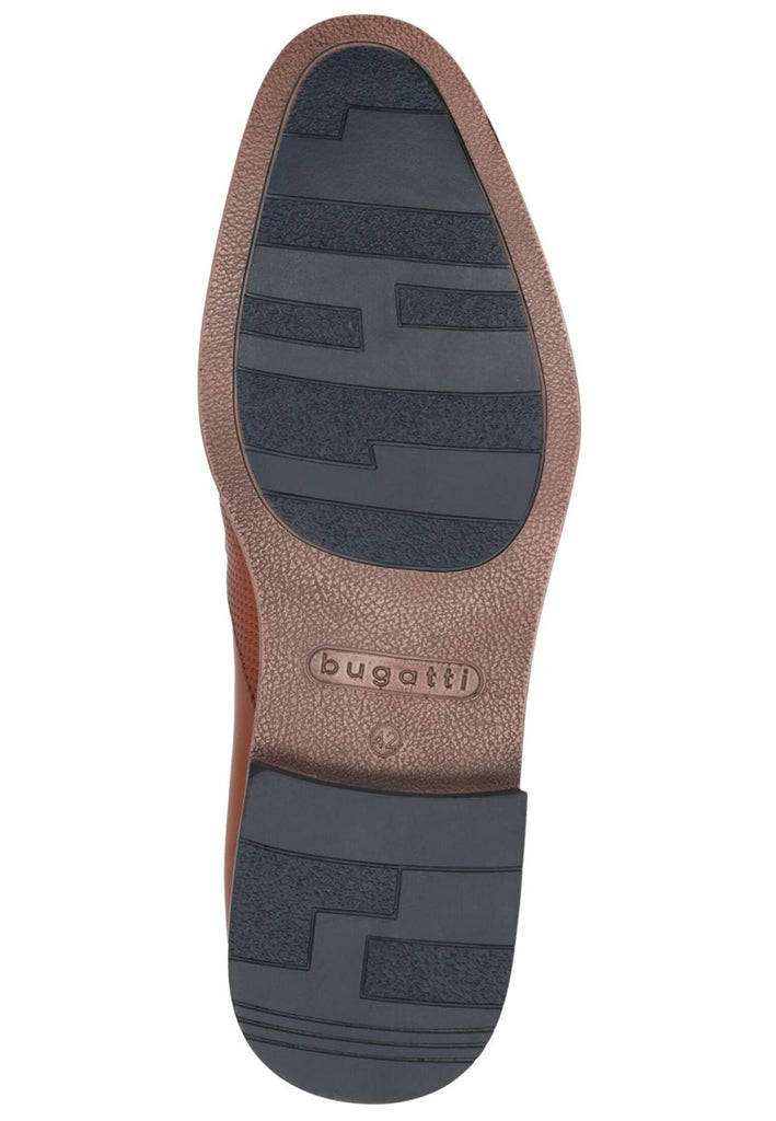 Bugatti Businessschuhe Glattleder Cognac