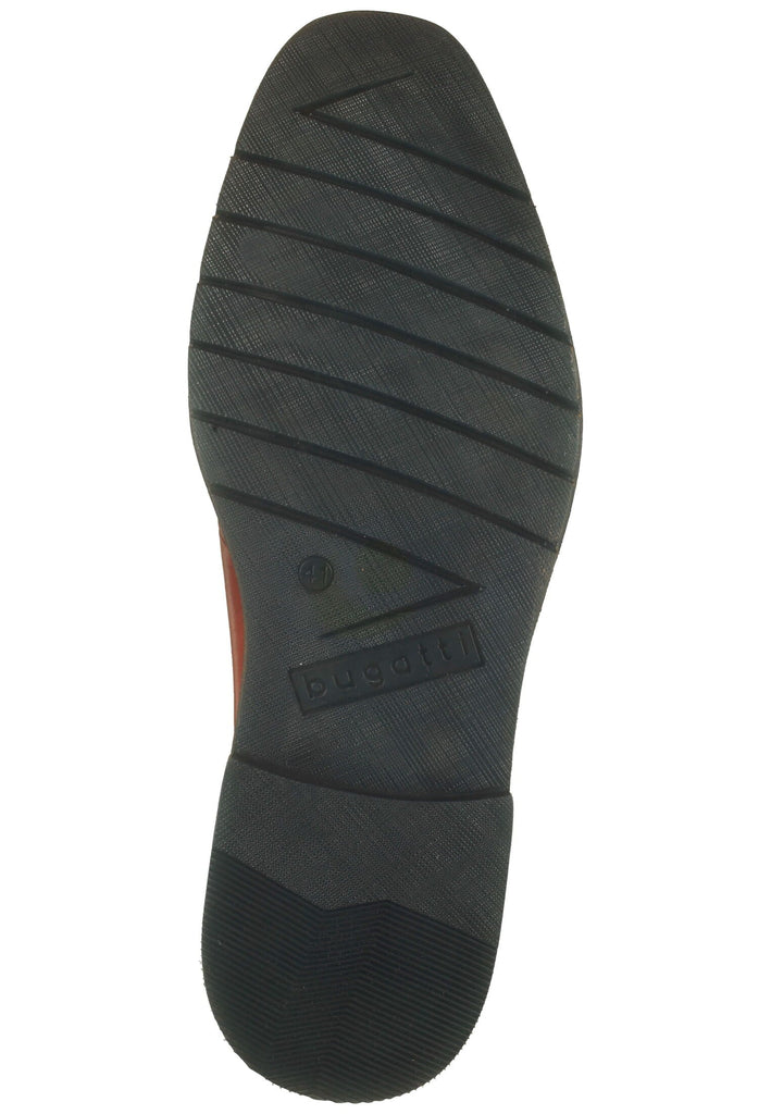 Bugatti Businessschuhe Glattleder Cognac