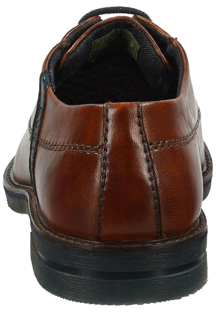 Bugatti Businessschuhe Glattleder Cognac