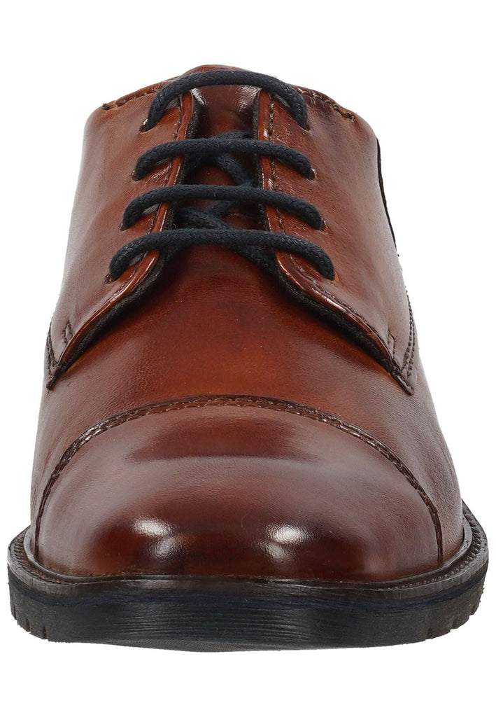 Bugatti Businessschuhe Glattleder Cognac