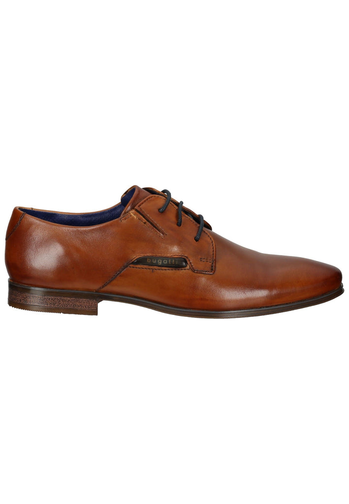Bugatti Businessschuhe Glattleder Cognac