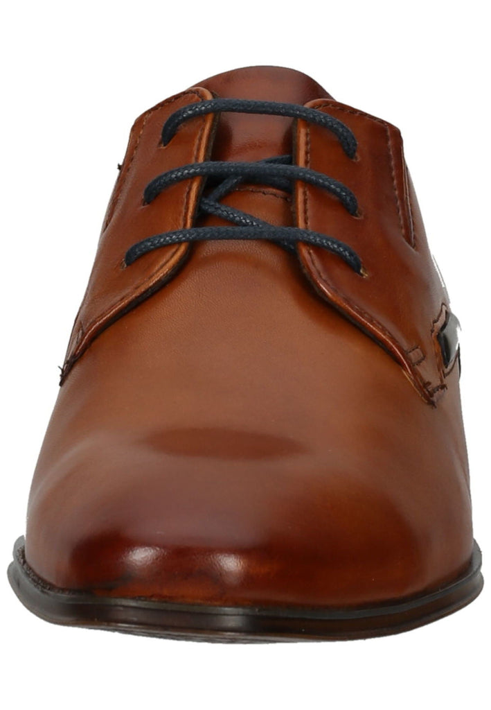 Bugatti Businessschuhe Glattleder Cognac