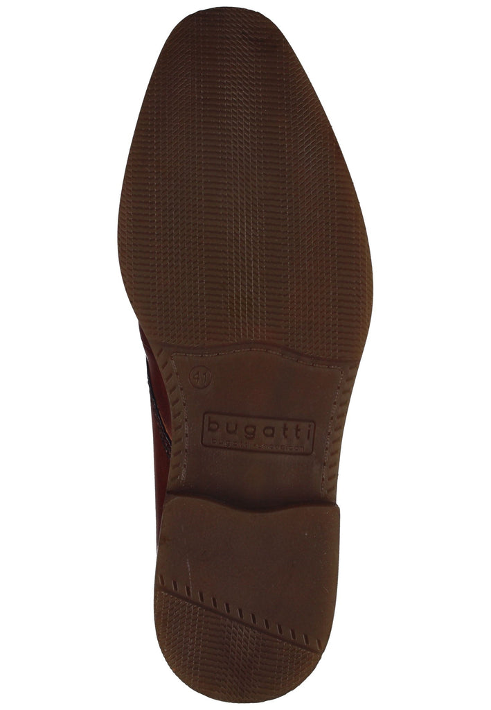 Bugatti Businessschuhe Glattleder Cognac