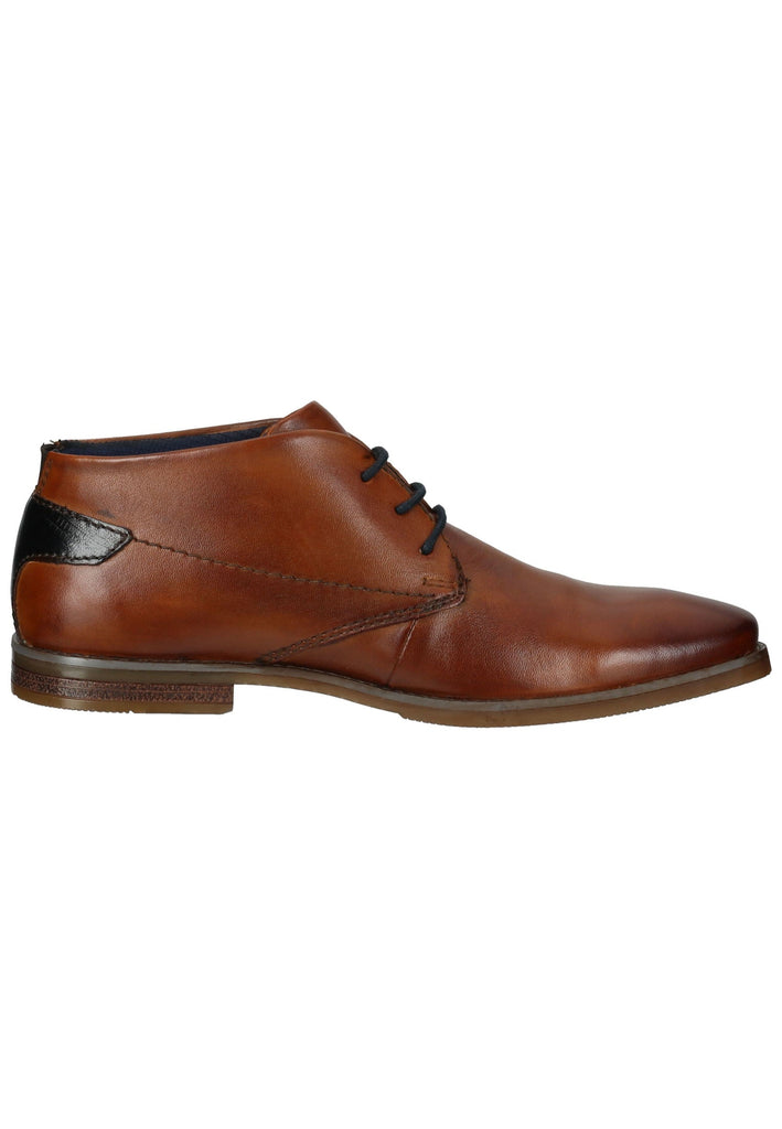 Bugatti Businessschuhe Glattleder Cognac