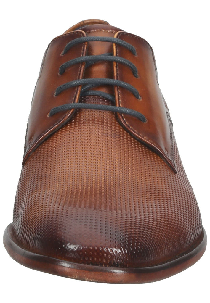 Bugatti Businessschuhe Glattleder Cognac