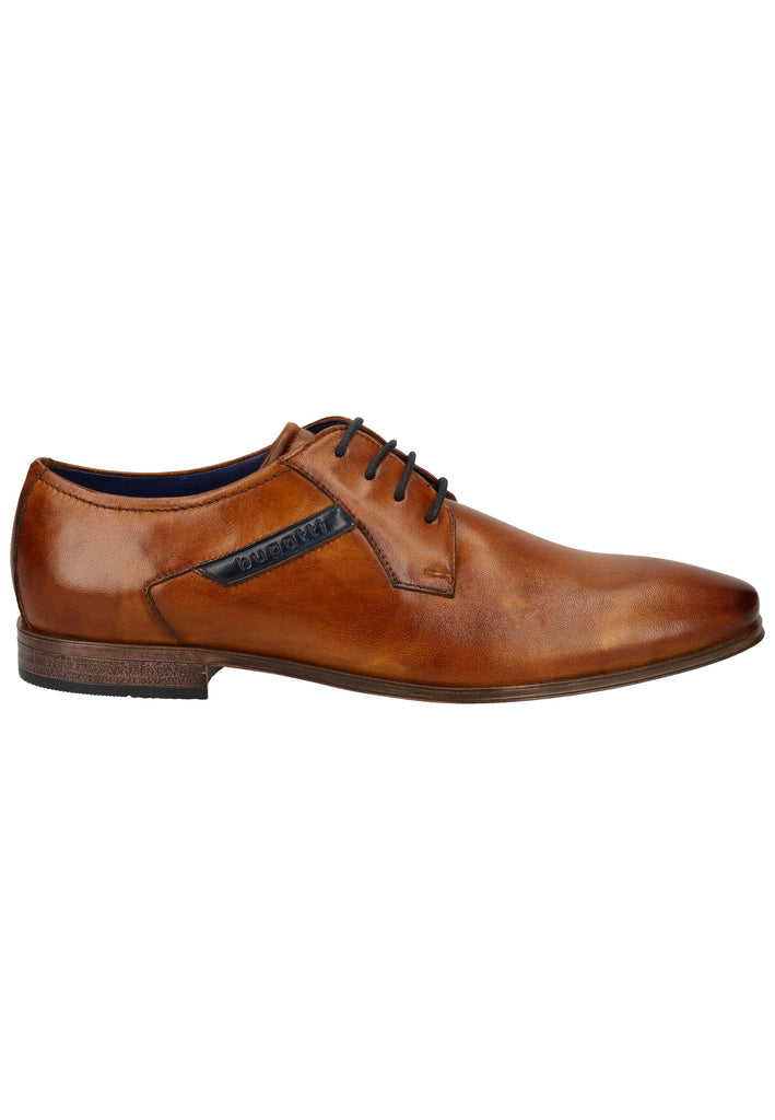Bugatti Businessschuhe Glattleder Cognac