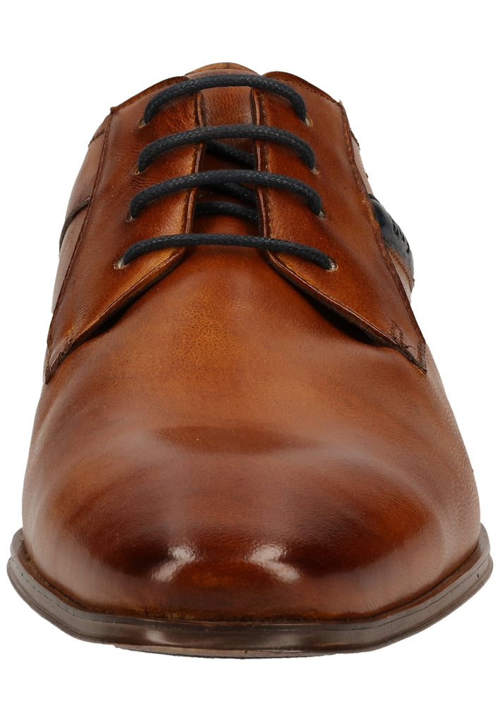 Bugatti Businessschuhe Glattleder Cognac
