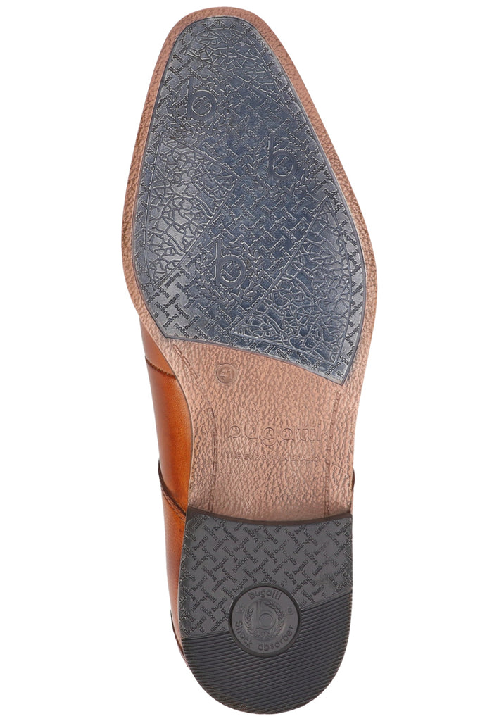 Bugatti Businessschuhe Glattleder Cognac