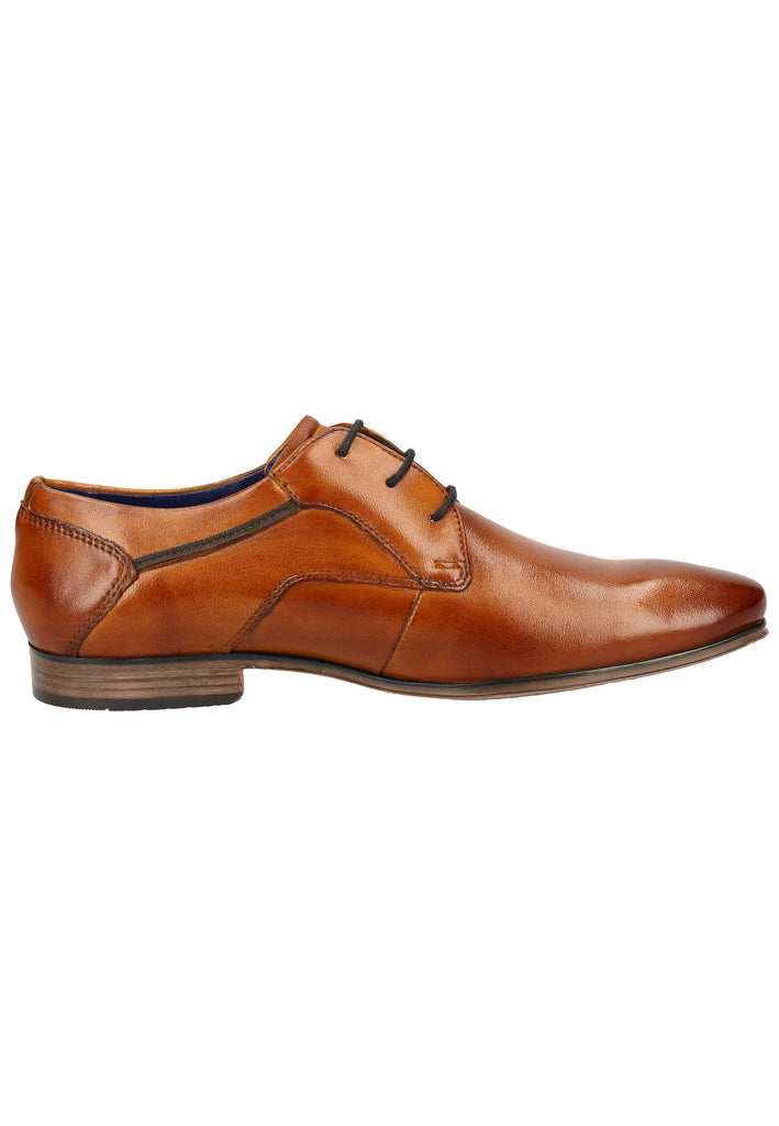Bugatti Businessschuhe Glattleder Cognac