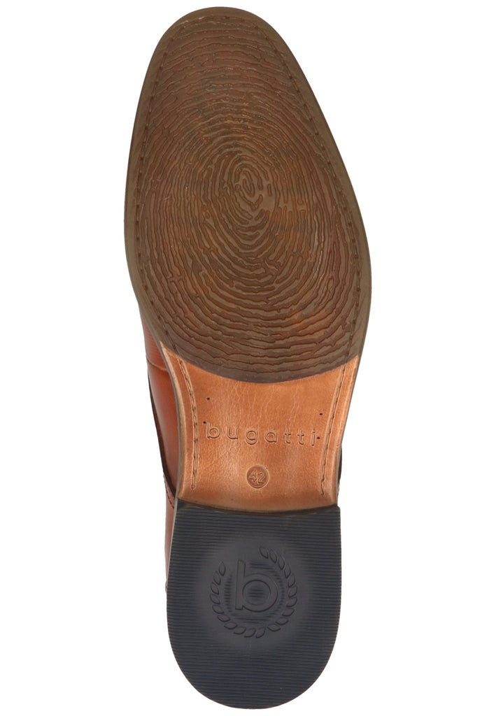 Bugatti Businessschuhe Glattleder Cognac