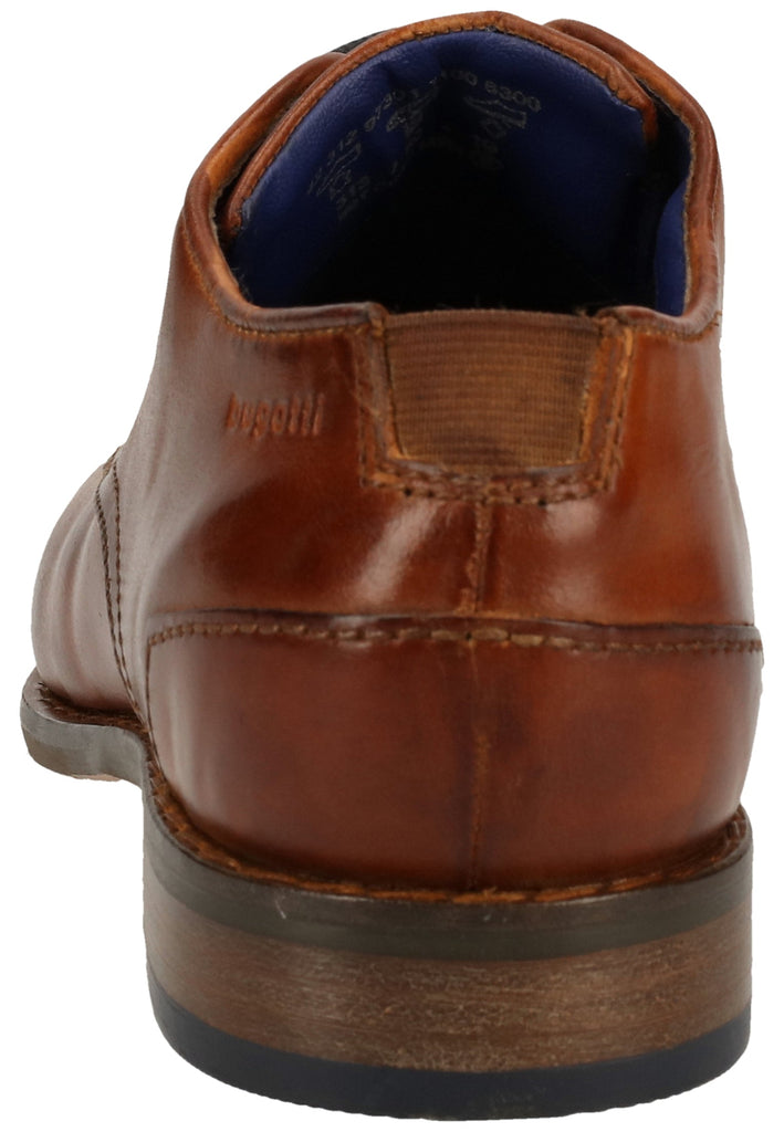 Bugatti Businessschuhe Glattleder Cognac