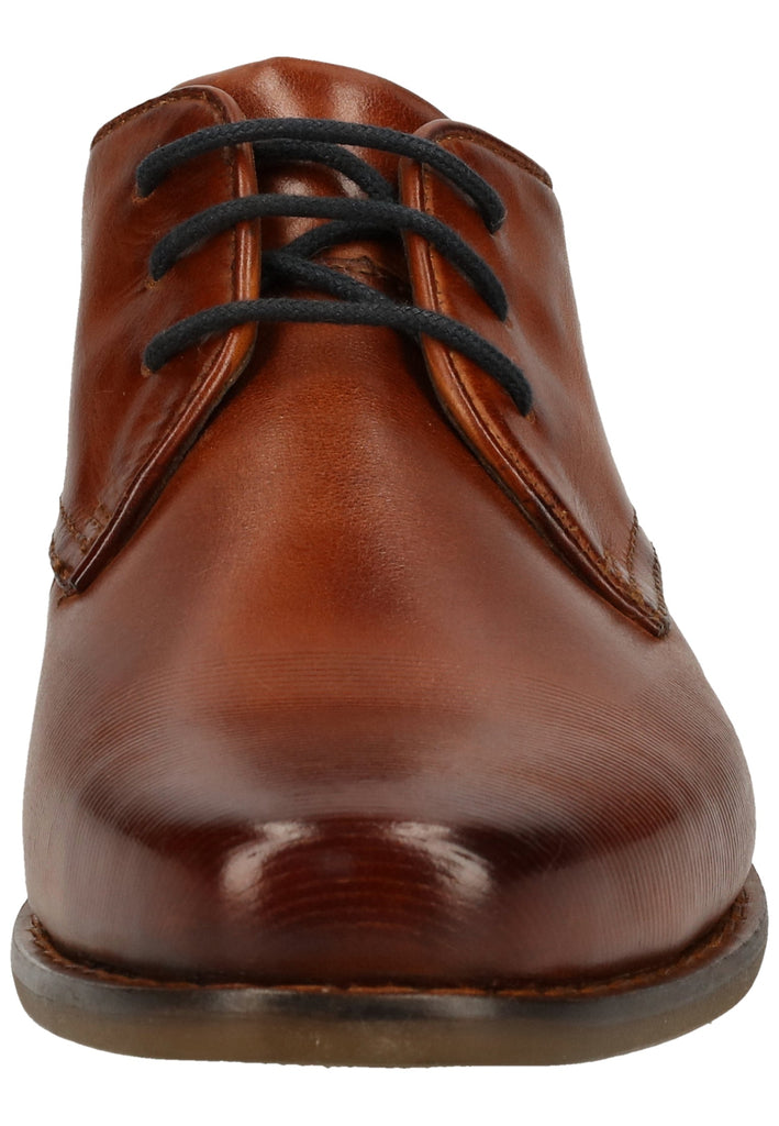 Bugatti Businessschuhe Glattleder Cognac