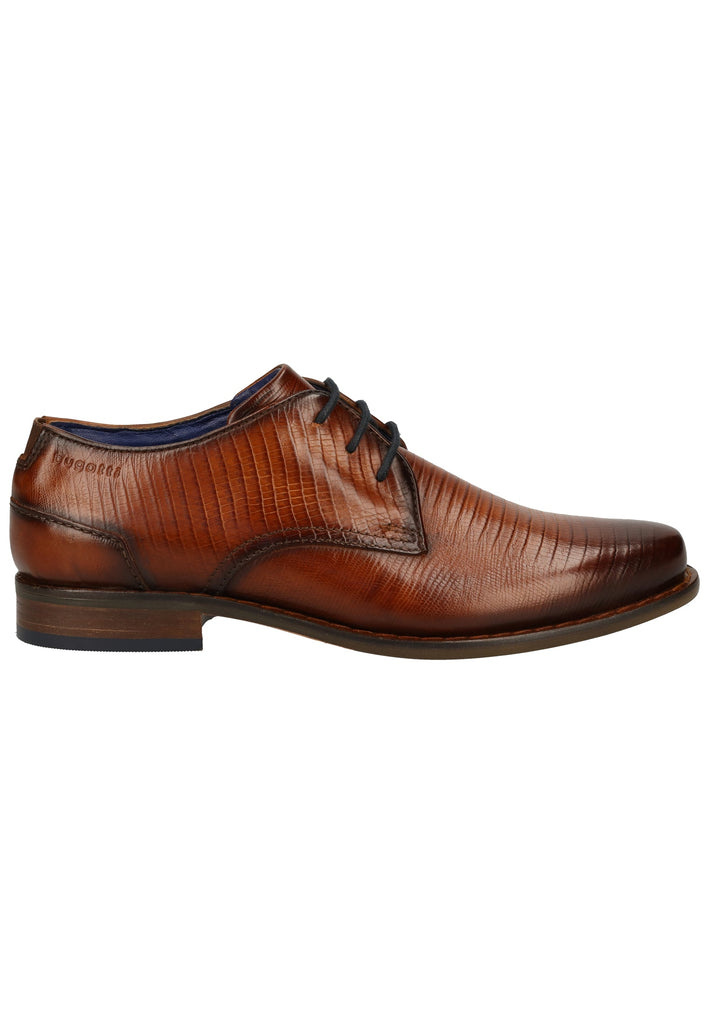 Bugatti Businessschuhe Glattleder Cognac
