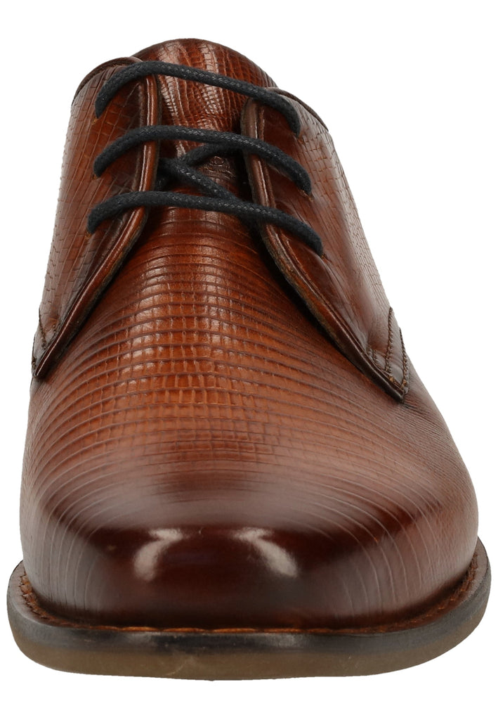 Bugatti Businessschuhe Glattleder Cognac