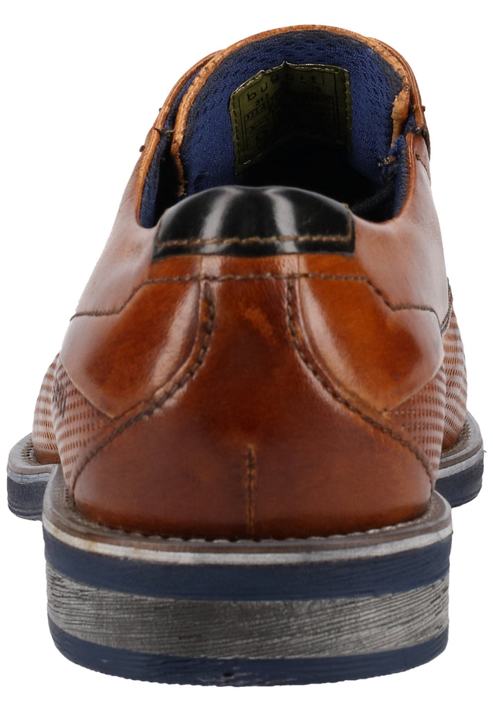 Bugatti Businessschuhe Glattleder Cognac
