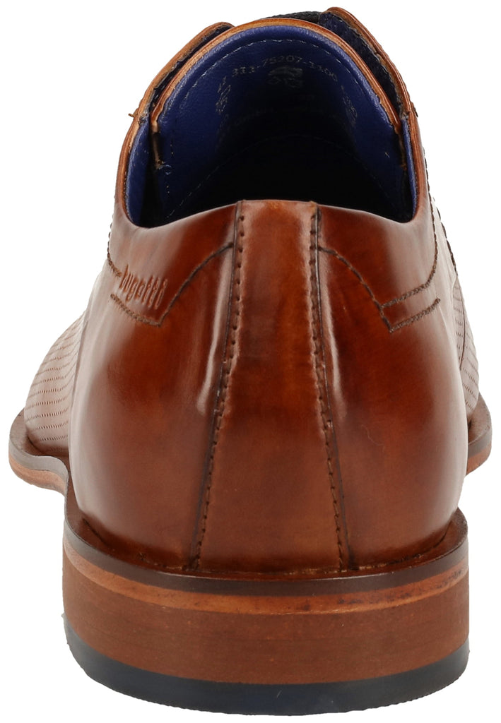 Bugatti Businessschuhe Glattleder Cognac