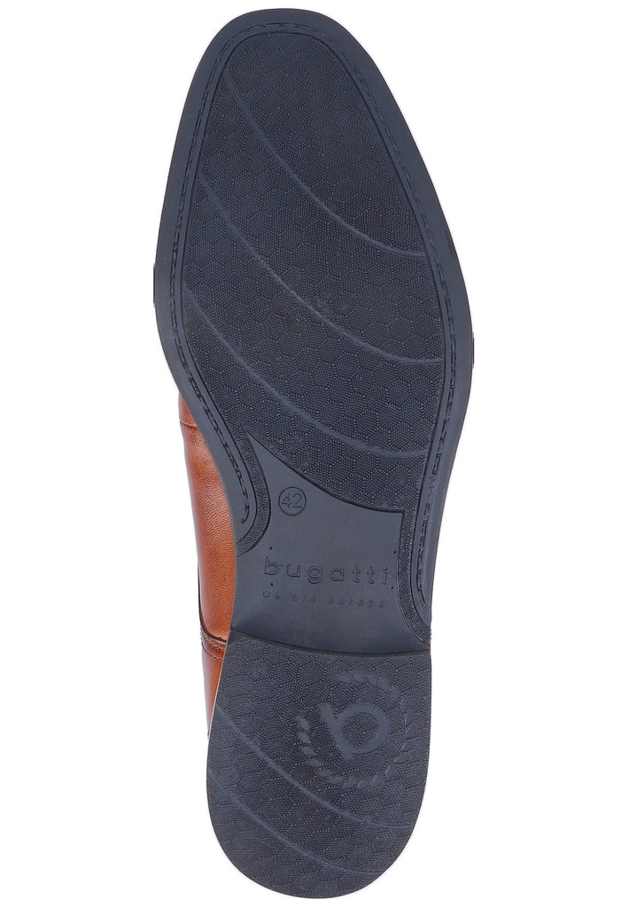 Bugatti Businessschuhe Glattleder Cognac
