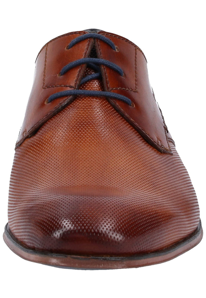 Bugatti Businessschuhe Glattleder Cognac
