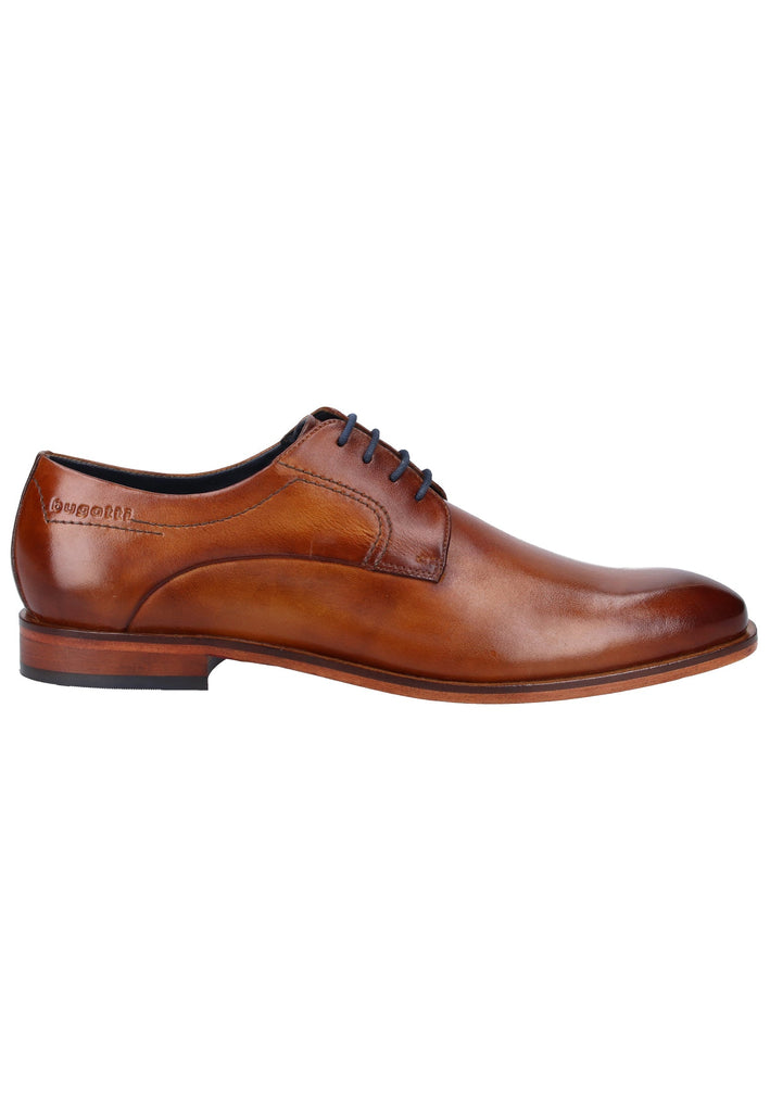 Bugatti Businessschuhe Glattleder Cognac