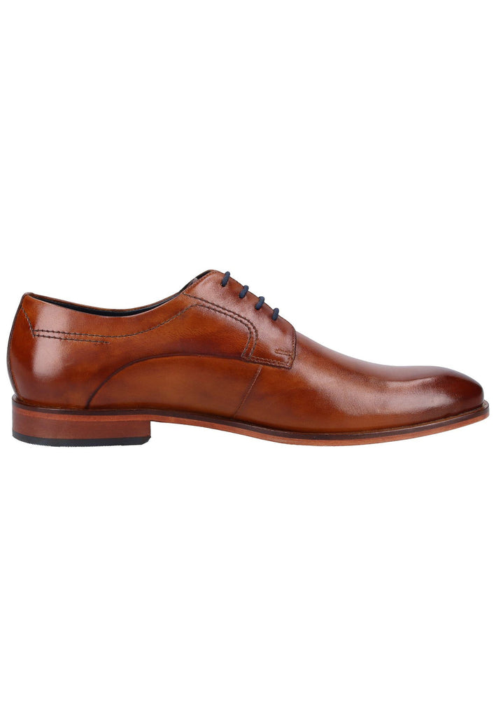 Bugatti Businessschuhe Glattleder Cognac