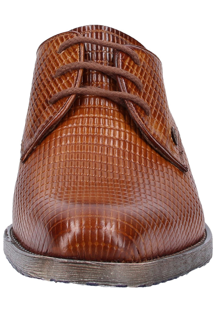 Bugatti Businessschuhe Glattleder Cognac